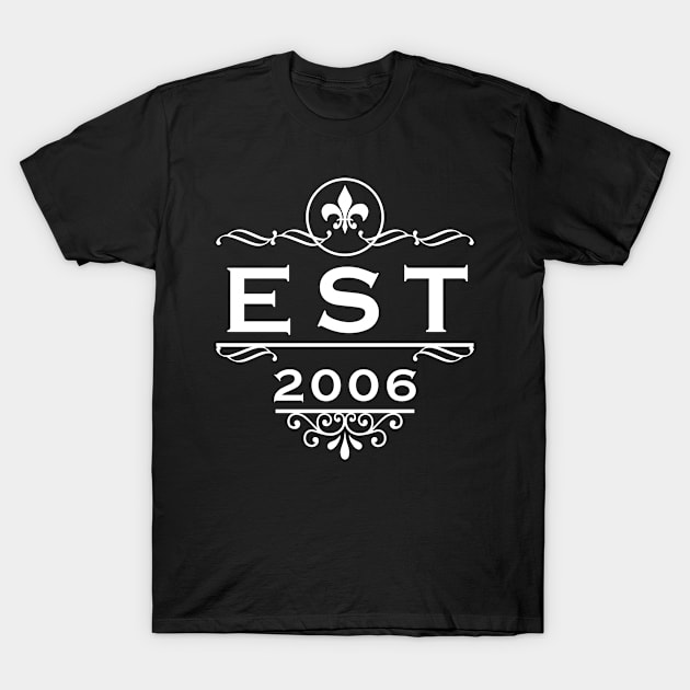 Established 2006 T-Shirt by Sham